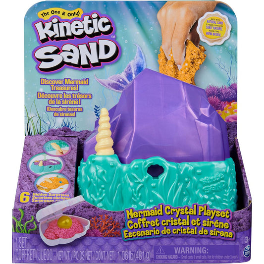 Kinetic Sand Mermaid Crystal 481g Sand Playset