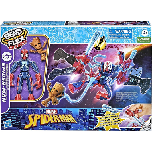 Marvel Bend and Flex Space Missions SPIDER-MAN Figure Spider-Man