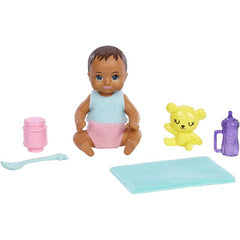 Barbie Doll Brunette Skipper Doll with Baby Figure &  Accessories