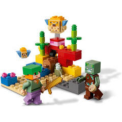 Lego Minecraft The Coral Reef Building Toy With Figures 21164