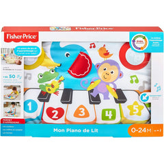 Fisher-Price My Cot Piano with Bars Sounds, Melodies and Lights For Babies