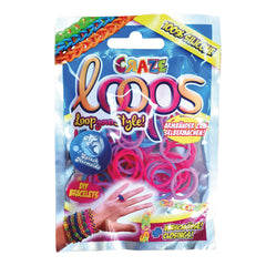 Craze Loops Starter pack Mix Colours 100 Pack - Splash Mermaid