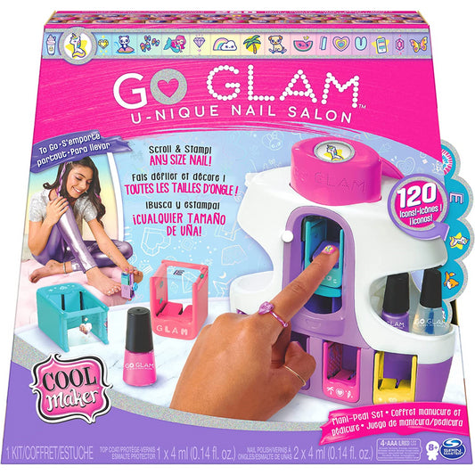 Cool Maker GO GLAM Unique Nail Salon with Portable Stamper and Accessories