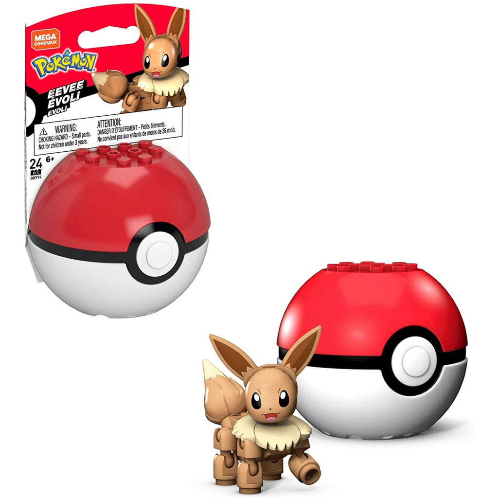 Mega Construx Pokémon Eevee & Pokeball GKY76 - Maqio