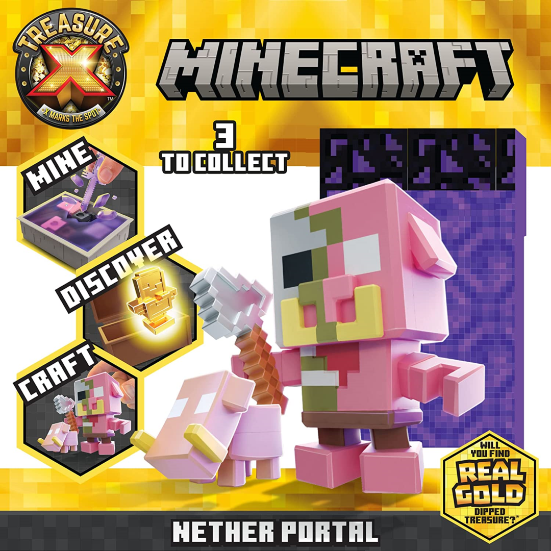 Lowest Price: Treasure X Minecraft- Mine & Craft Character and Mini  Mob
