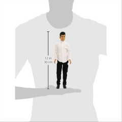 One Direction Fashion Doll Zayn Doll with Black Trousers and White Shirt