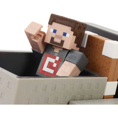 Minecraft Mayhem Playset 3.25" Figure Create Build