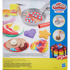 Play-Doh Kitchen Creations Flip 'n Pancakes Playset 14-Piece Breakfast
