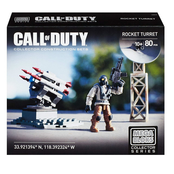 Bloks Call Duty CNG74 Rocket Turret Collector Contruction Toy
