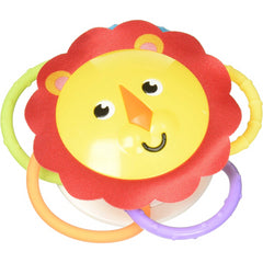 Fisher-Price Pouch & Gira Lion Shaker Rattle Baby Toy