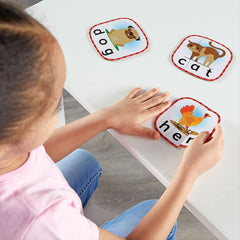Learning Resources 3-Letter Word Cards Kids Readiness Self Correcting Puzzles