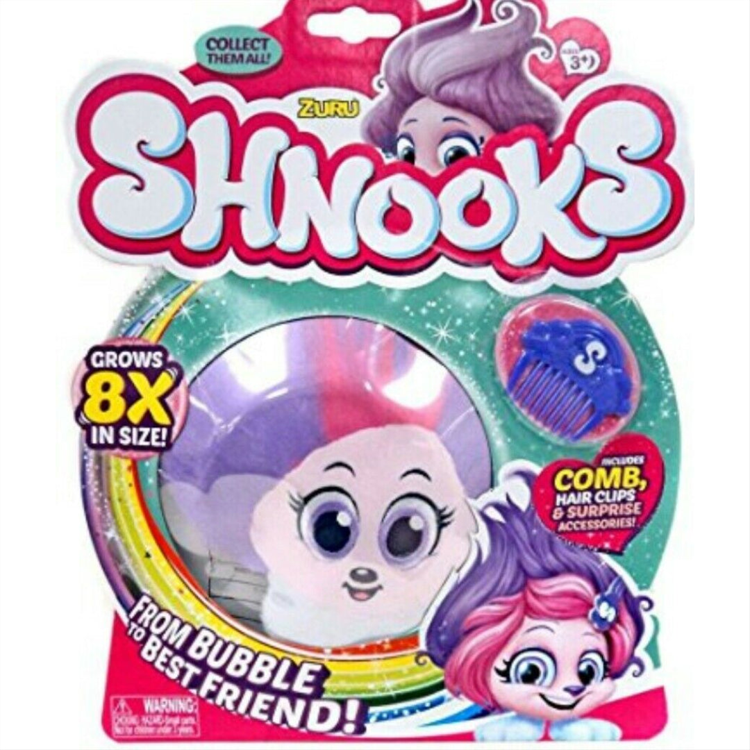 Zuru Shnooks - Shmiley with Pink/Purple Hair Plush - Maqio