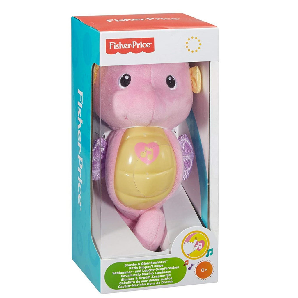 Fisher-Price Soothe and Glow Seahorse in Pink - Maqio