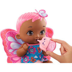 My Garden Baby Feed and Change Baby Butterfly Doll with Pink Hair - Maqio