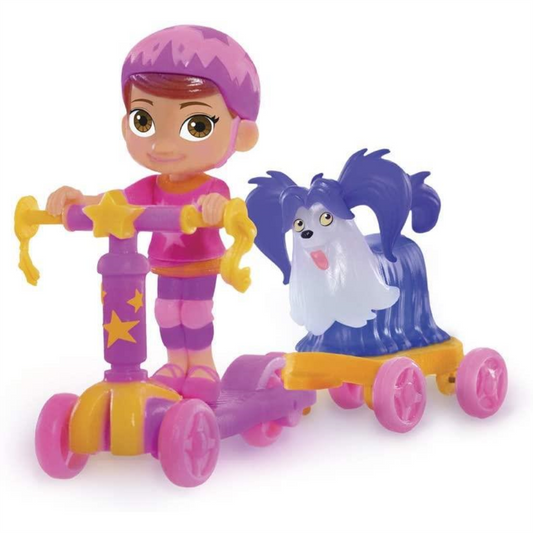 Vampirina Poppy and Wolfie Spooky Scooter Set 78117 - Maqio