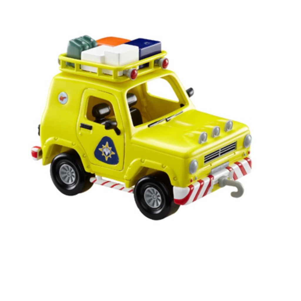 Character Gaming Fireman Sam Mountain Rescue 4 x 4 Jeep Push Along Vehicle - Maqio