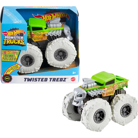 Hot Wheels Bone Shaker Monster Trucks Twisted Tredz - Maqio