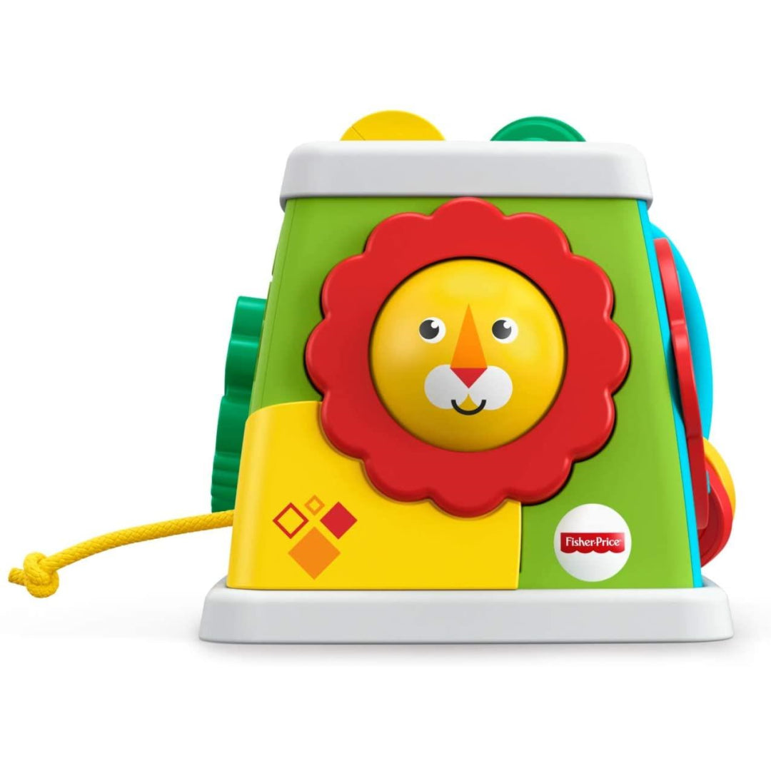 Fisher-Price 5 Sided Activity Cube Baby Activity Toy 6 Months Plus FYK64 - Maqio