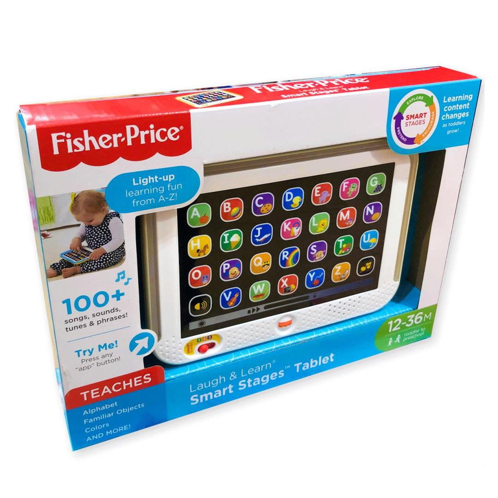 Fisher-Price Laugh and Learn Smart Stages Tablet - White - Maqio