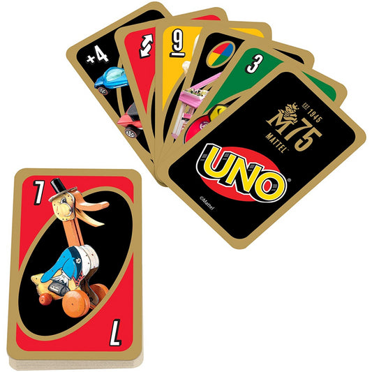 Uno Mattel 75th Anniversary Card Game - Maqio