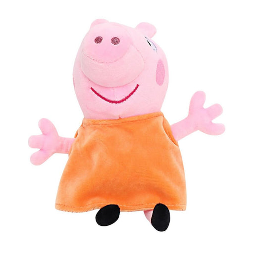 Peppa Pig Mummy Pig Soft Toy Plush Coin Purse with Key Chain - Maqio