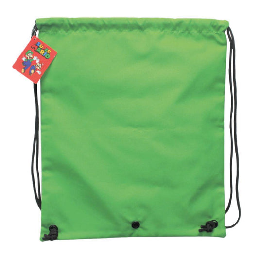 Mario Bros Drawstring PE Bag Feat Luigi - Maqio