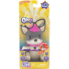 Little Live Pets OMG Pets Soft Squishy Cuddly Toy - Punk Rock Puppy