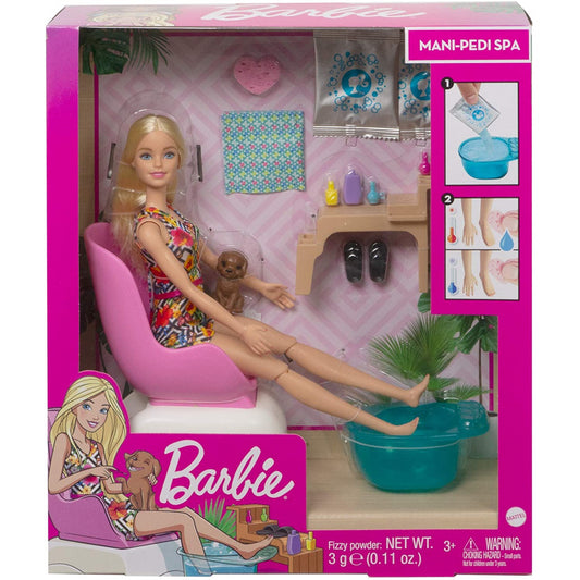 Barbie Mani-Pedi Real Spa with Puppy
