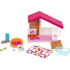 Barbie Furniture Pet Kennel & Dog house Gift Set - Maqio