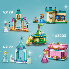 LEGO Disney Frozen Anna Castle Courtyard Diamond Dress Set 43198