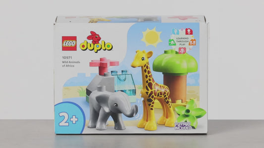 LEGO DUPLO 10971 Wild Animals of Africa Animal Toys for Toddlers