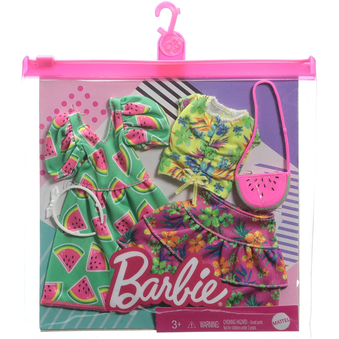 Barbie Fashion 2 Pack Watermelon Print Dress - Maqio