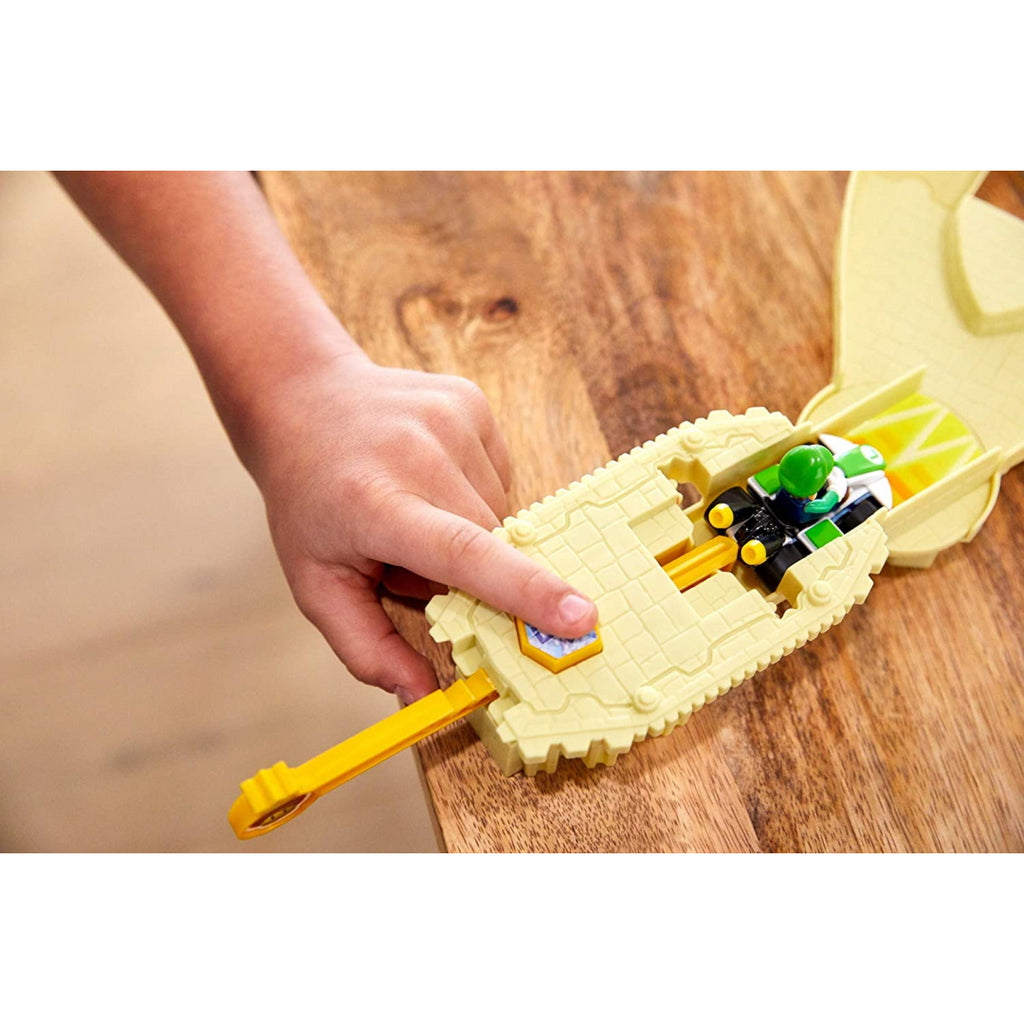 Hot wheels Mario Kart Nemesis - Thwomp Ruins Track Set - Maqio