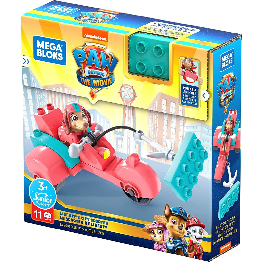 Mega Bloks Paw Patrol The Movie Libertyâ€™s City Scooter - Maqio