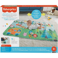 Fisher-Price Extra Big Adventures Play Mat with Infant Activity Set