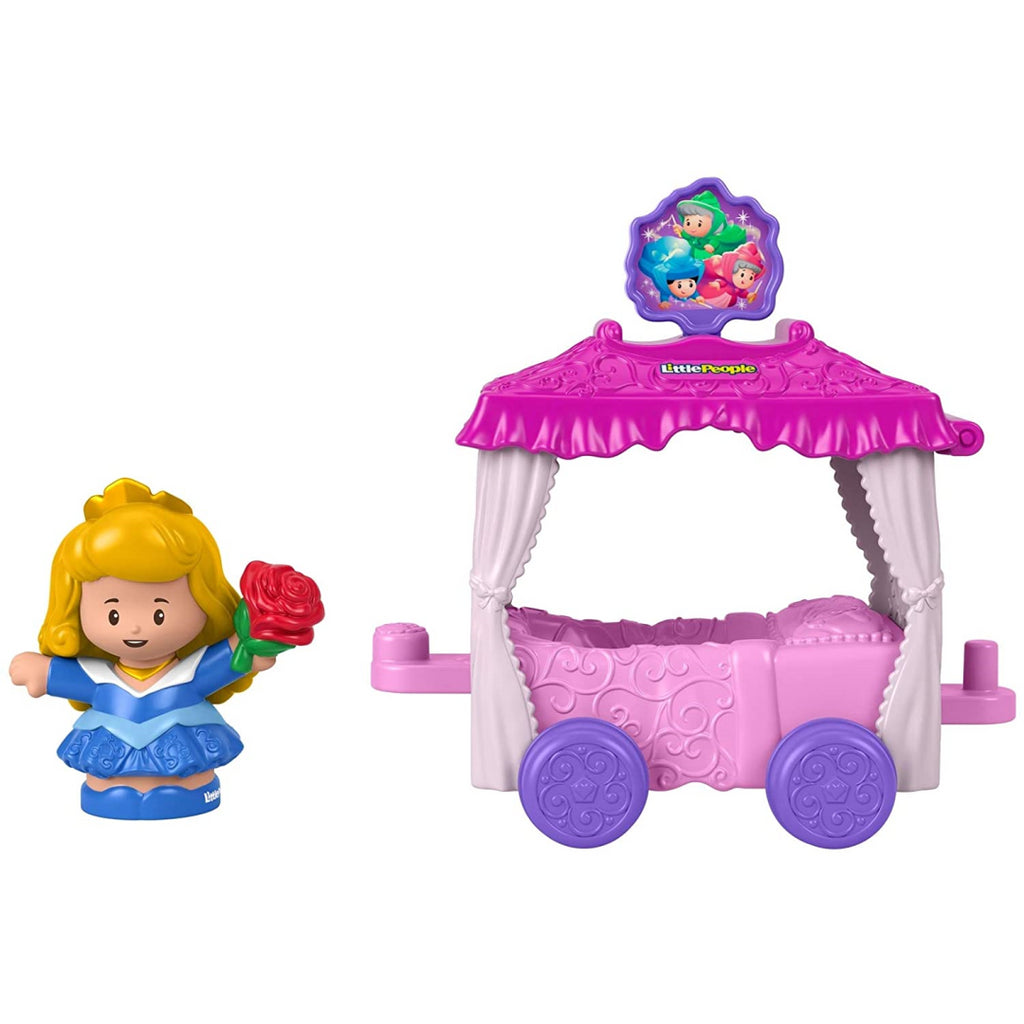Fisher-Price Little People Disney Aurora Figure and Push Toy - Maqio