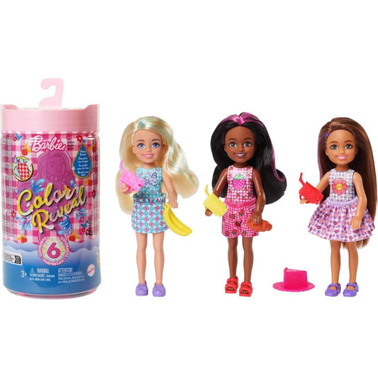 Barbie Chelsea Colour Reveal Small Doll with 6 Surprises