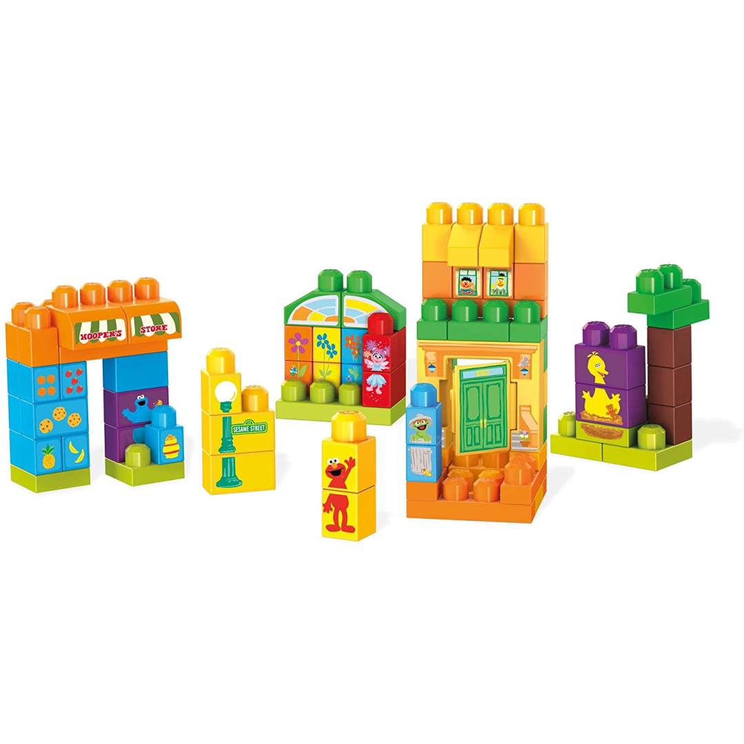 Mega Bloks GDB51 Lets Build Sesame Street Buildable Playset - Maqio