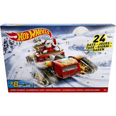 Hot Wheels Advent Calendar with 8 Collectable Diecast Vehicles DXH60 - Maqio