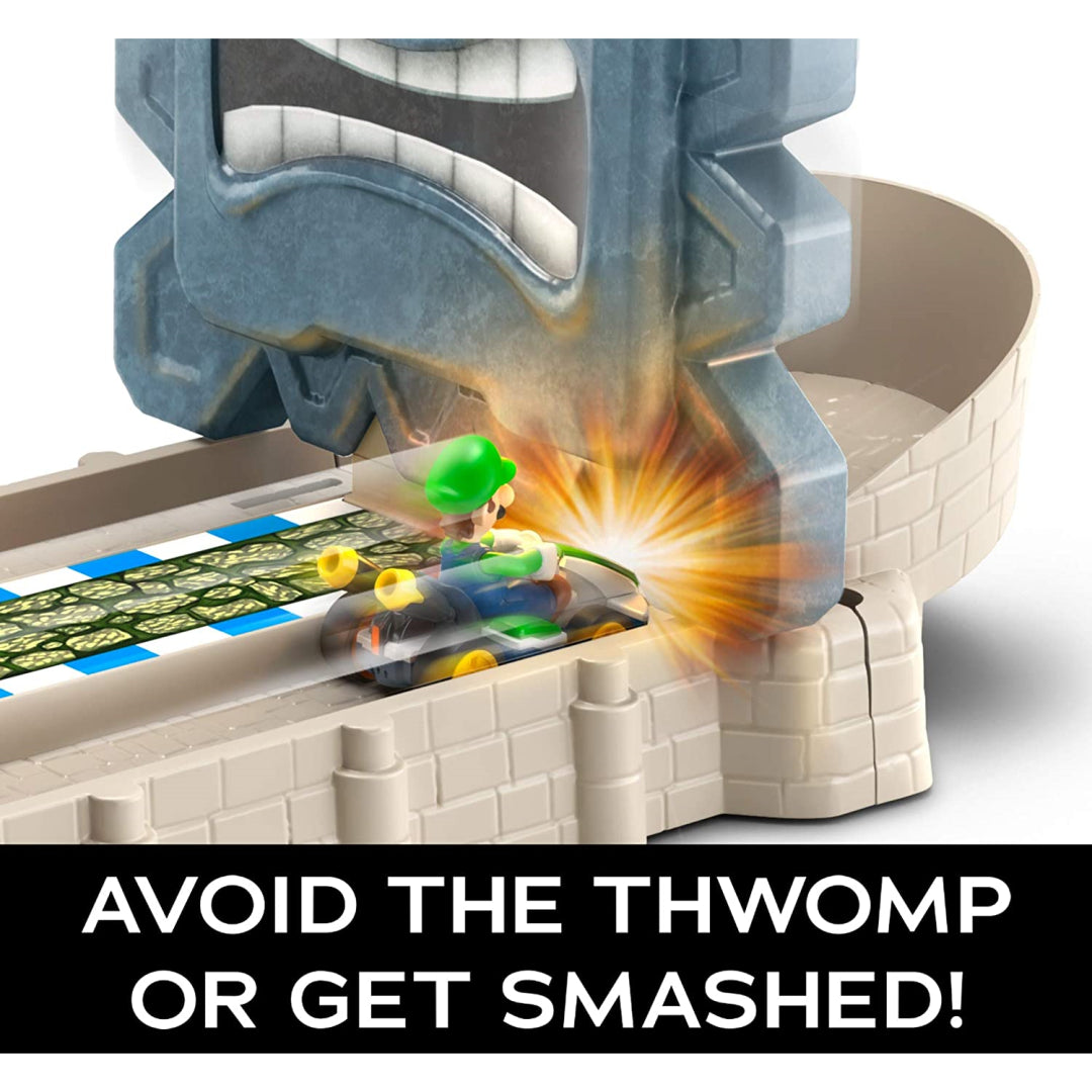 Hot wheels Mario Kart Nemesis - Thwomp Ruins Track Set - Maqio