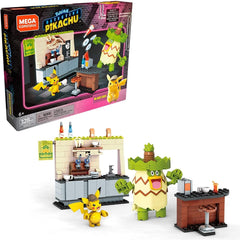 Pokemon Mega Construx Detective Pikachu Hi-Hat Cafe Construction Playset GGK27 - Maqio