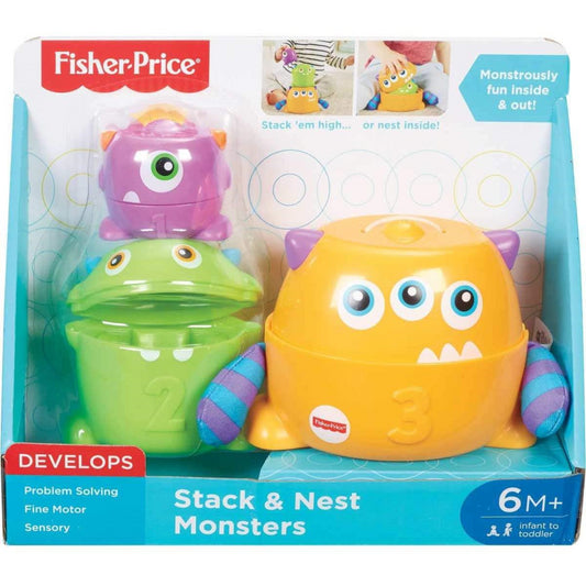 Fisher Price FNV36 Stack and Nest Monsters - Maqio
