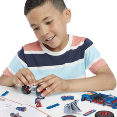 Mega Hot Wheels Race Ace Monster Truck Building Set Car & Micro Figure 69 Pcs