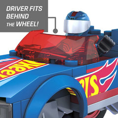 Mega Hot Wheels Race Ace Monster Truck Building Set Car & Micro Figure 69 Pcs