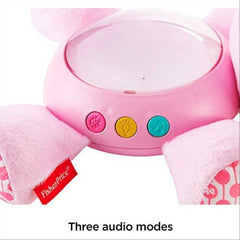 Fisher-Price Pink Soft Plush Hippo Projection Soother Light Projector