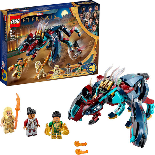 Lego 76154 Marvel Deviant Ambush The Eternals Movie Building Toy & Action Figure