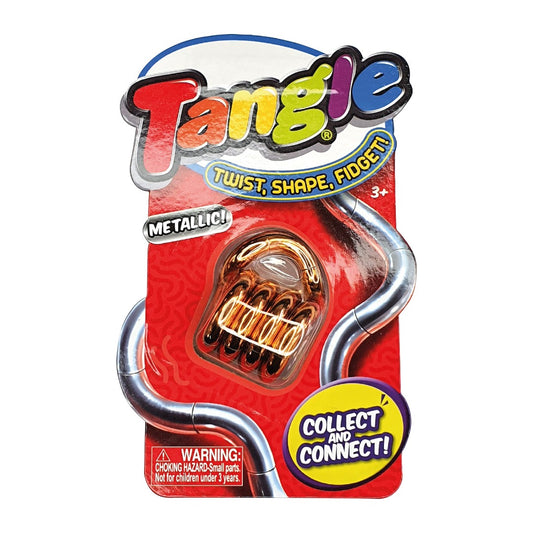 Tangle Zuru Fidget Sensory Toy Metallic - Orange