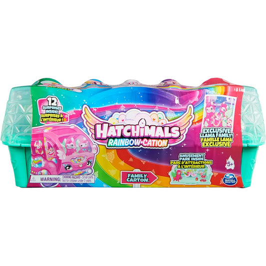 Hatchimals CollEGGtibles Rainbow-cation Llama Family Carton