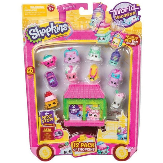 Shopkins Series 8 Wave 2 - World Vacation Asia 12 Pack Toy - Maqio