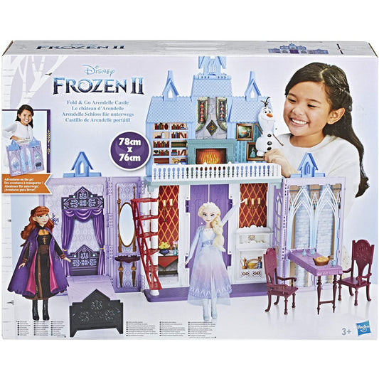 Disney Frozen Fold Go Arendelle Castle Playset Portable Play